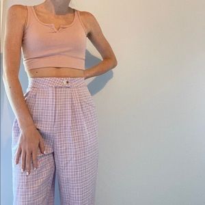 NastyGal Lilac Pleated Pants